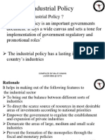 Unit -i Industrial Policy