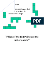 What Is A Net A 2-Dimensional Shape That Is Folded To Make A 3-Dimensional Shape