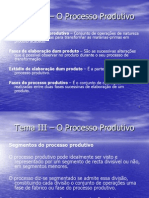 Processo Produtivo