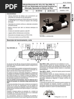Válvula Direcional Tipo WE6..