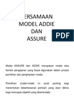 Persamaan Model ADDIE Dan ASSURE