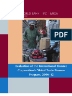 Evaluation of the International Finance Corporation’s Global Trade Finance Program, 2006–12