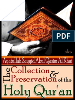 The Collection and Preservation of The Quran - Ayatullah Sayyid Abul Qasim Al Khui - XKP
