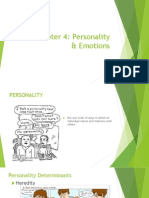 Organizational Behavior - Personality