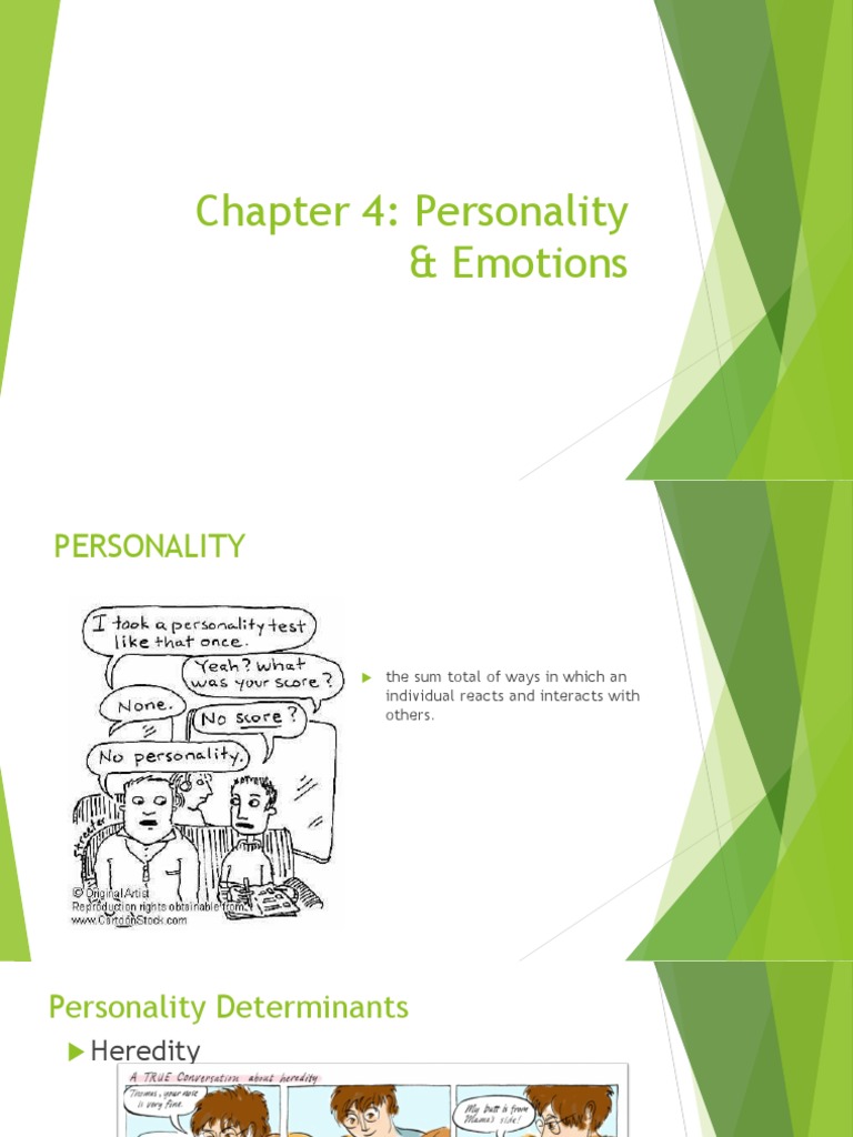 Personality & Emotions Guide | PDF