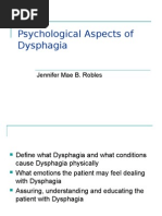 Download Psychological Aspects of Dysphagia Presentation by jenmae2028 SN15133497 doc pdf