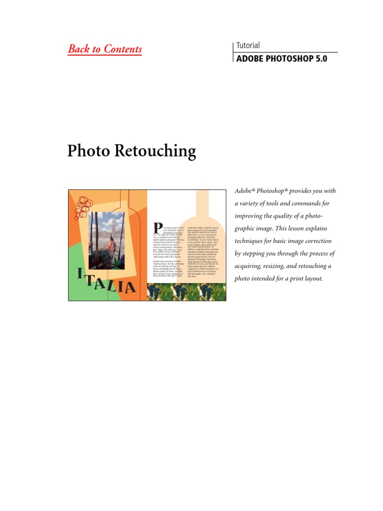 Retouch in | PDF