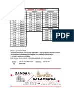 10329 Horario Zamora a Salamanca