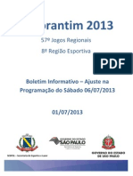 Boletim_00_JR-VOTORANTIM-2013_01_07_2013 - Boletim Informativo - Ajuste na Programação 06072013