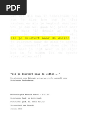 Als Je Luistert Naar De Wolken Master Thesis Maurice Dumont In Dutch Ce service gratuit de google traduit instantanément des mots, des expressions et des pages web du français vers plus de 100 autres langues. scribd