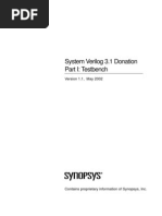 System Verilog Synopsys M1