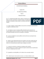 CONSTITUIÇÃO FEDERAL ART 37 AO 41