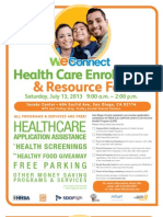 We Connect Health Care Fair 07.13.2013