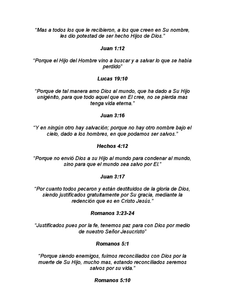 20 Versiculos para Evangelizar | PDF | Cristo (título) | Salvación, image size:768x1024