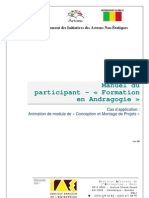 Manuel Du Participant - Andragogie Et Montage de Projets VF
