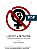 Manifesto Anti Feminista