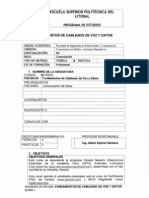 Fiec06155 Fundamentos de Cableado de Voz y Datos