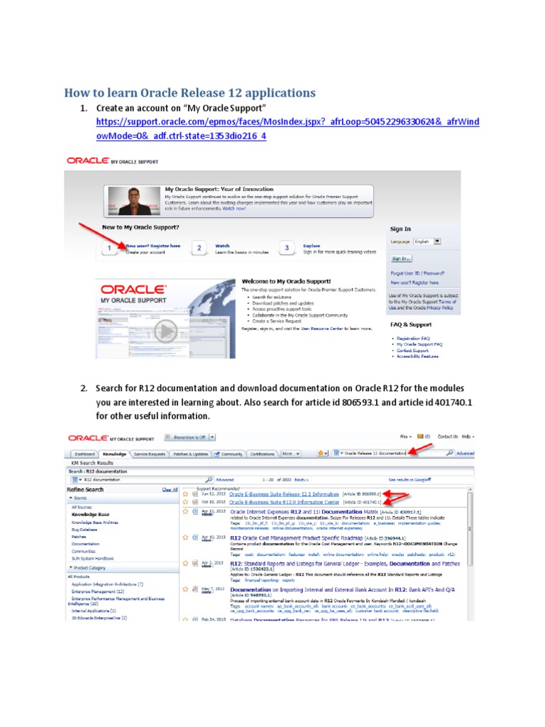 How To Learn Oracle Release 12 Applications | PDF | Computing | Software