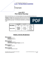 Scoggins Report - June 2013 Pitch Market Roundup