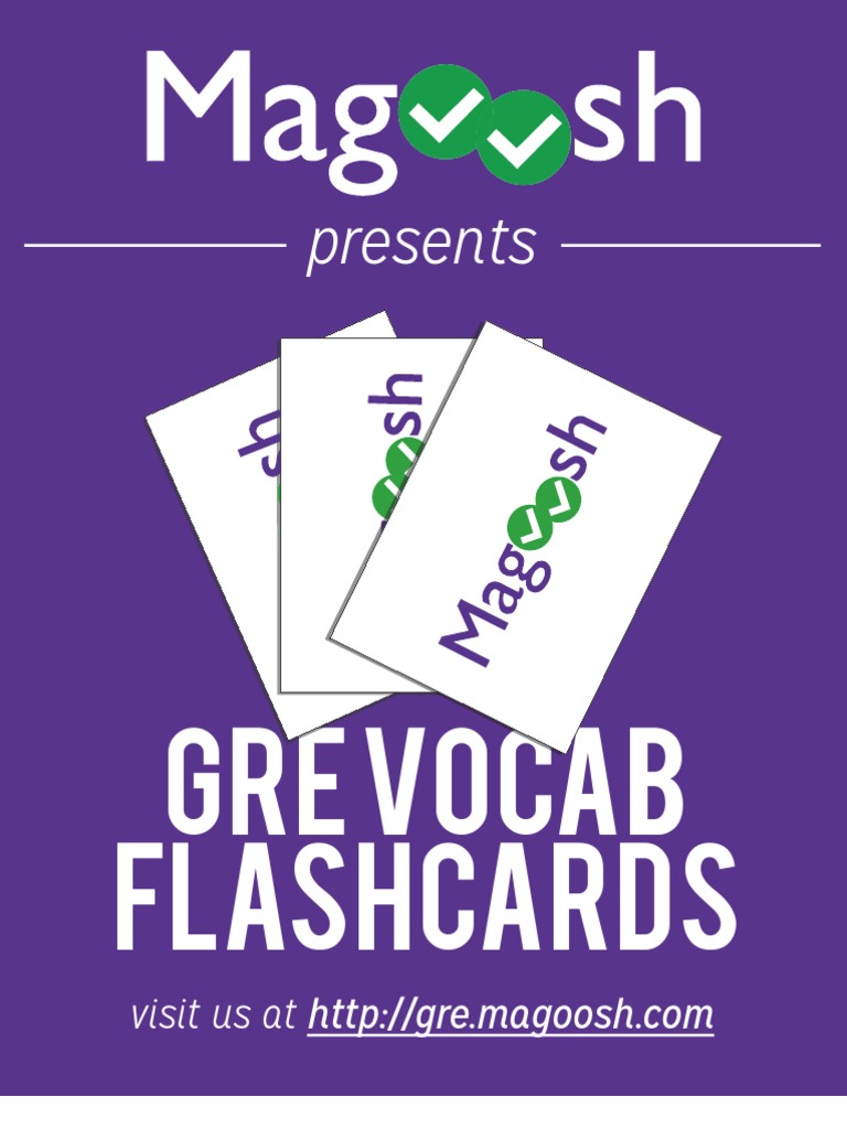 GRE Vocabulary Flashcards 第三版 GRE Vocabulary Flashcards 第三版