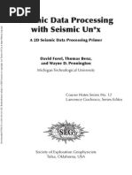 Download SEISMIC DATA PROCESSING WITH SEISMIC UNIX SEGpdf by Jorge Orejarena Garcia SN151407487 doc pdf