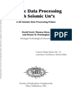 Seismic Data Processing With Seismic Unix Seg PDF