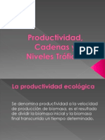 Productividad, Cadenas y Niveles Tróficos