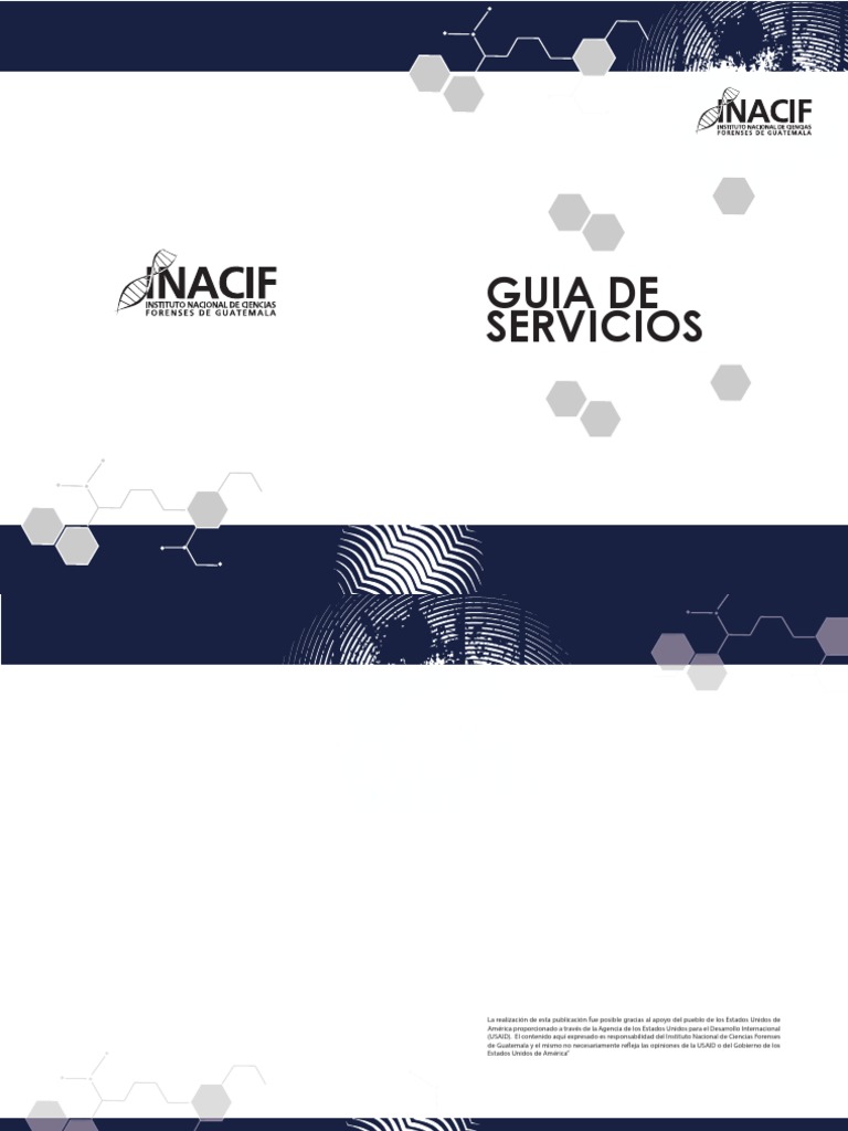 Guia de Servicios Instituto Nacional de Ciencias Forenses de Guatemala ...