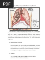 Anatomy and Physiology of Lungs | PDF | Lung | Respiratory Tract