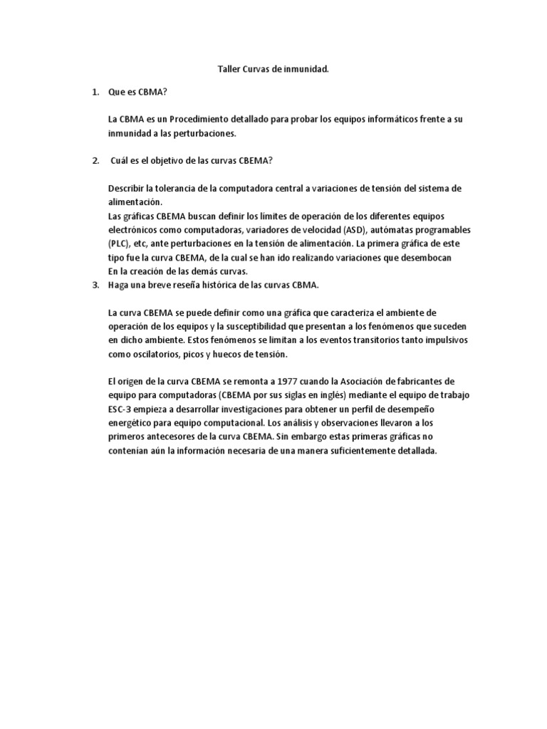 Curvas CBEMA: Inmunidad y Aplicaciones | PDF | voltaje | Curva