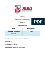 EAB 2604 Automation in Agriculture Report 1 8-Bit Led Module