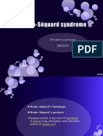 Brown-Séquard Syndrome