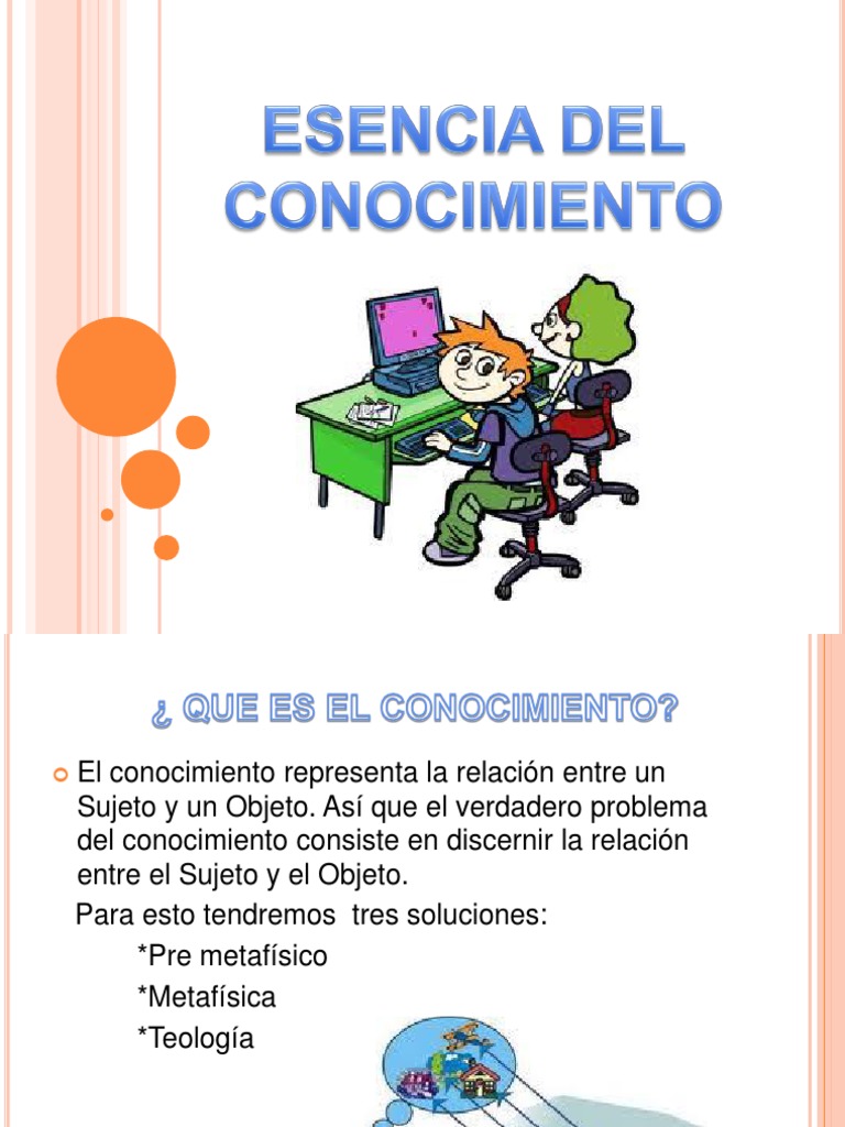 Esencia Del Conocimiento Realismo filosófico Verdad