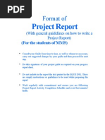 MMS Project Report Format