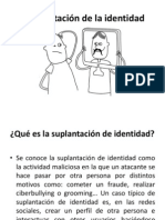 Suplantación de La Identidad