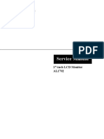 Service Manual: 17-Inch LCD Monitor AL1702