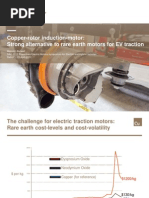 Copper Rotor Induction Motor Copper Alliance Malcolm Burwell SAE eMotors 23 April 2012 v1.0