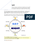 Day and Night: After Midday. This Means That 12am and 12pm Have No Meaning