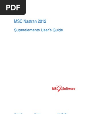 Nastran 2012 Superelements Ug | PDF | Matrix (Mathematics) | Computing