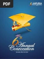 Jaipuria Institute of Management Jaipur Convocation Souvenir