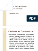 Diritto Dell'ambiente - Comunitario - (1 - )