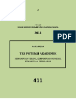 Tes Potensi 411 To Ugm