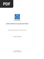 Statistical Methods for Computational Marketssandholm2008b