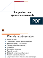 Gestion Des Approvisionnements