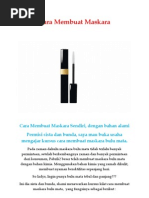 Download Cara Membuat Maskara by mataharicourse SN151475276 doc pdf