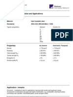 Mim-Material Specification and Applications: Material: Heat Treatable Steel Standards: Aisi 4140, Din 42crmo4, 1.7225