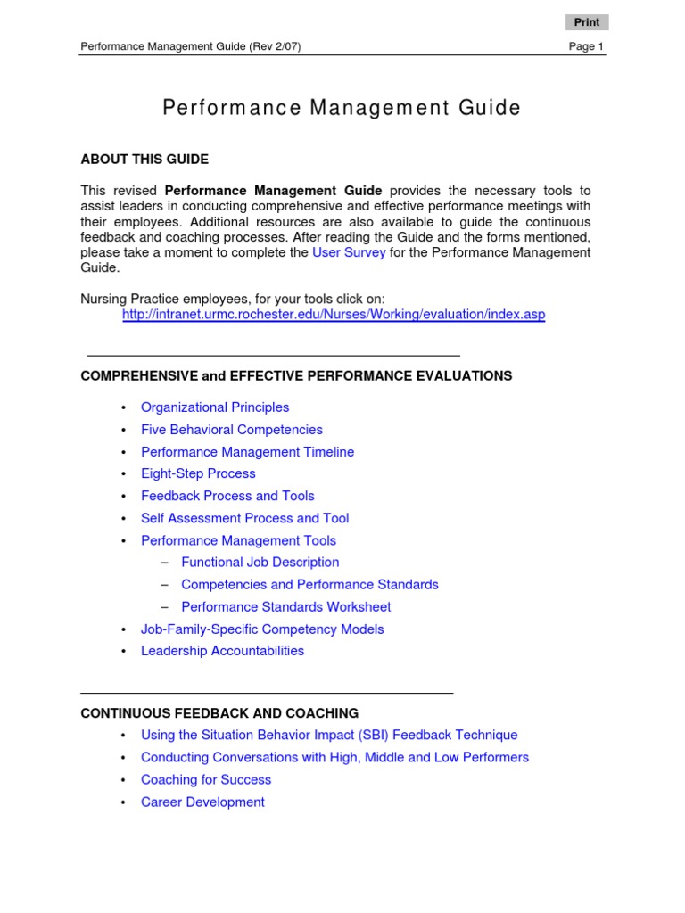 Performance Management Guide For Local Authority Officers – BLGQMG