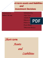 Managing Short-Term Assets and Liabilities & Foreign Investment Decisions