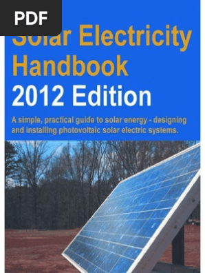 Solar Electricity Handbook Boxwell Michaelpdf Volt