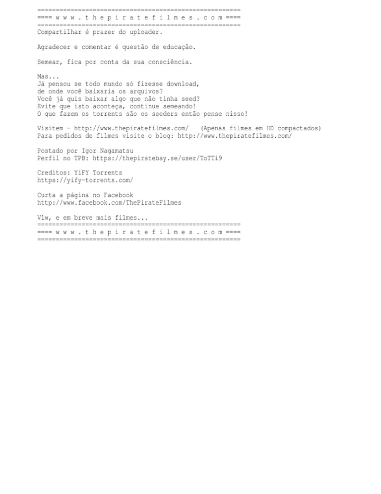 Www.Thepiratefilmes.Com | PDF